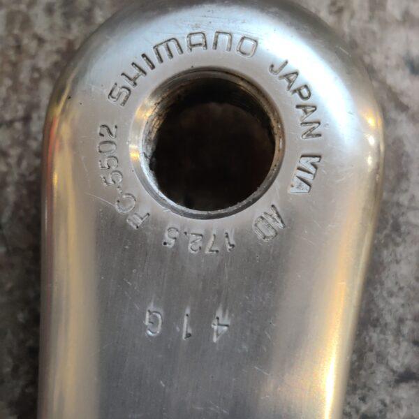 Pédalier Shimano 105 Octalink Hollowtech1 FC-5502-S vendu sans plateaux Pédalier Les Mains Dans Le Guidon
