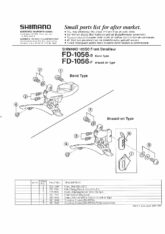Dérailleur Vélo Devant Shimano 105 FD-5501 Soudure Avant Braze Sur