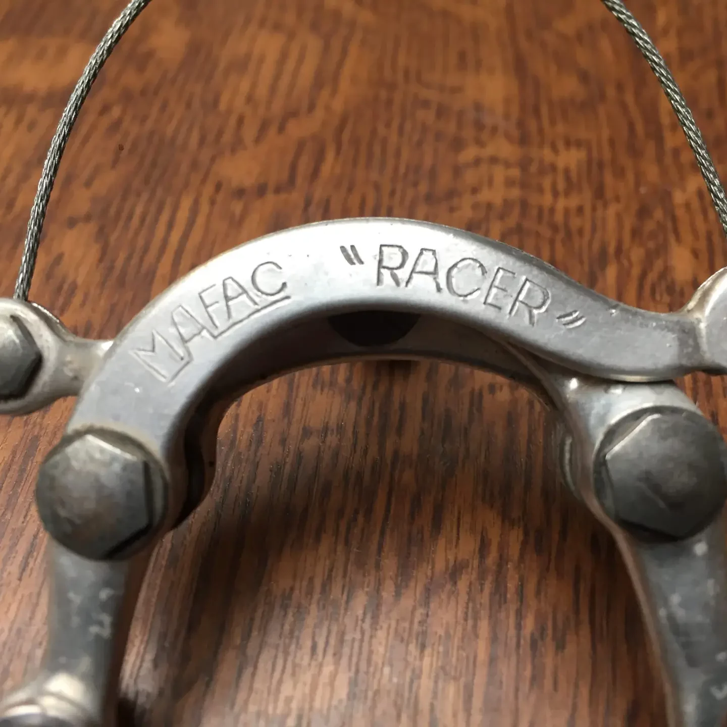 Lot D'étriers De Frein Vintage Mafac Racer – NOS – Tirage Central – Pour Vélo Course Eroica