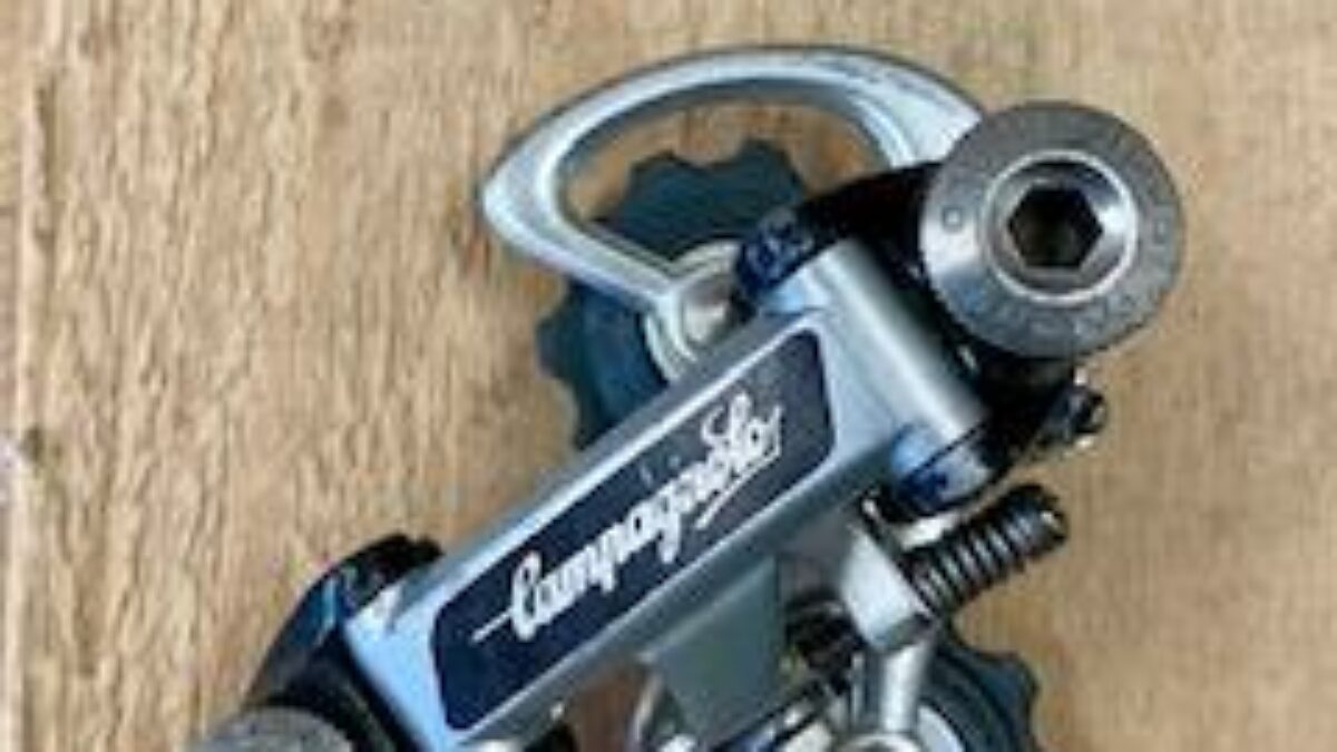 Dérailleur Avant Campagnolo Super Record Vintage En Titane - Pince Pour Cadre - Occasion Bon état