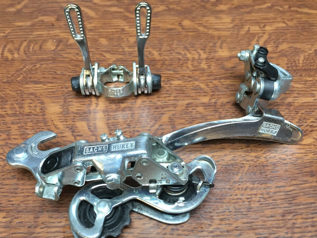 Lever De Dérailleur Avant Sachs Huret Vintage Montage Collier Années 70 (pièce)