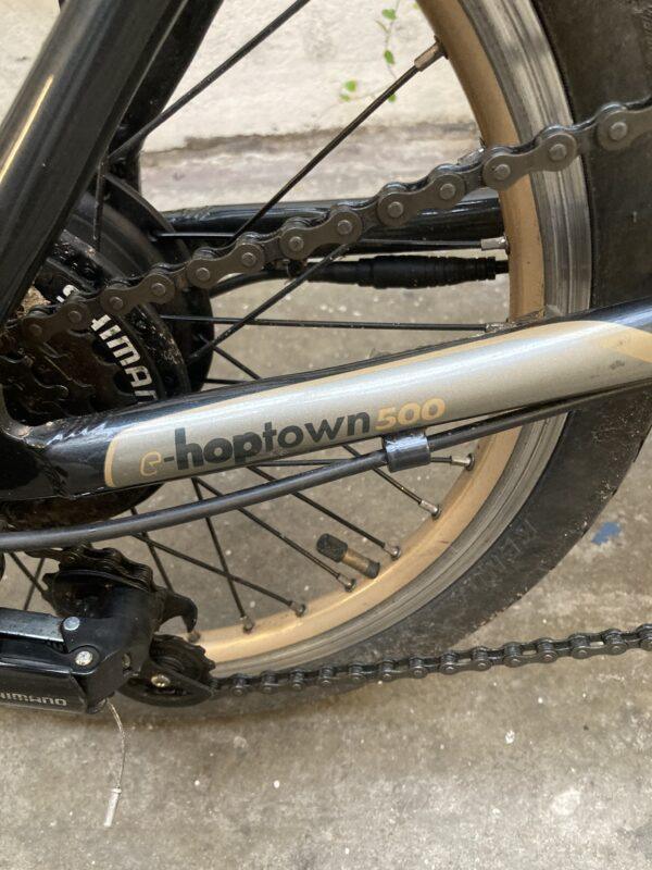 Vélo pliant électrique Btwin Hoprider 500 Vélo en dépot-vente Les Mains Dans Le Guidon