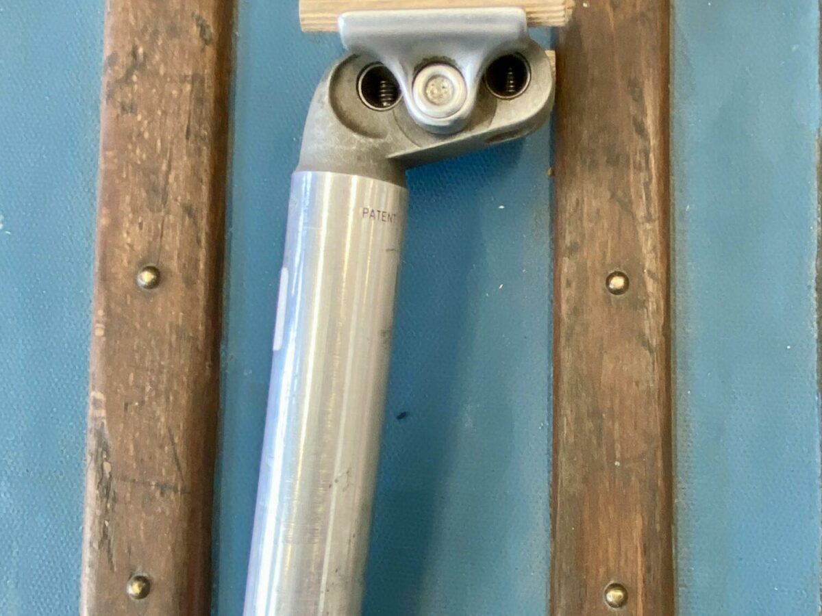Tige De Selle Campagnolo Record 27 Mm – Alu, Pour Cadre Vintage Type Colnago, Bianchi