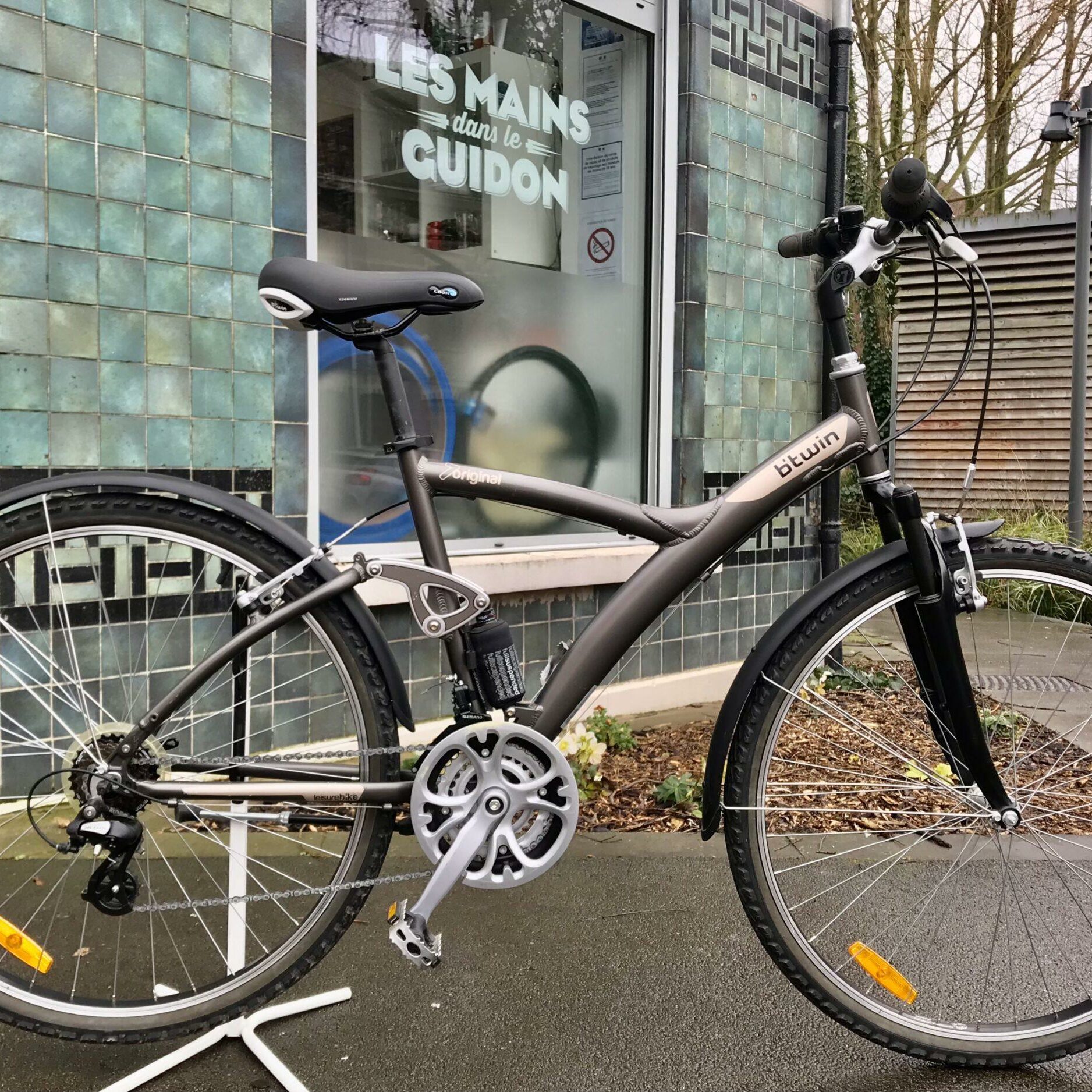 Vtc Btwin Btwin 7s Decathlon Bicyclette Velo Btwin Original Vélo