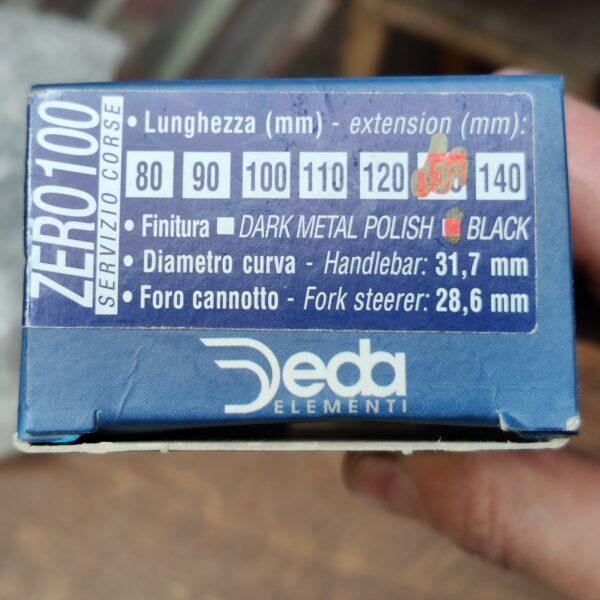 Potence Deda Elementi zero100 service course L130mm Potence Les Mains Dans Le Guidon