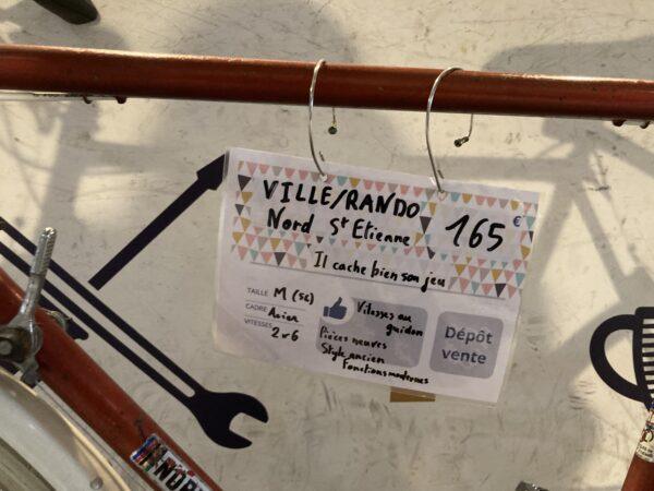 Ville/Rando Nord Saint-Etienne Vélo occasion Les Mains Dans Le Guidon