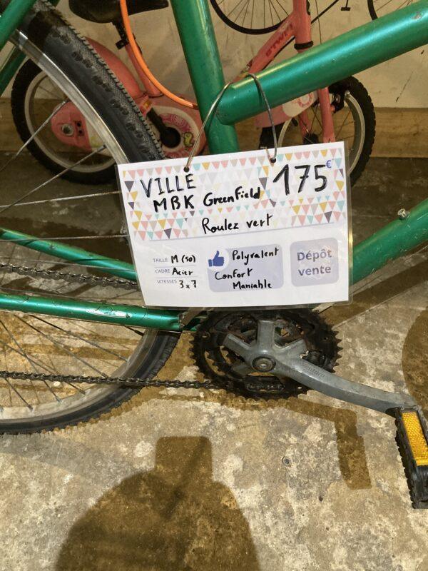 Ville MBK Greenfield Vélo occasion Les Mains Dans Le Guidon