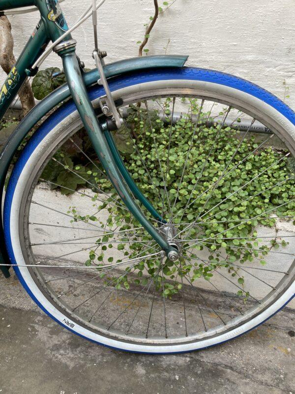 Ville Micmo Vert Vélo azuré Les Mains Dans Le Guidon