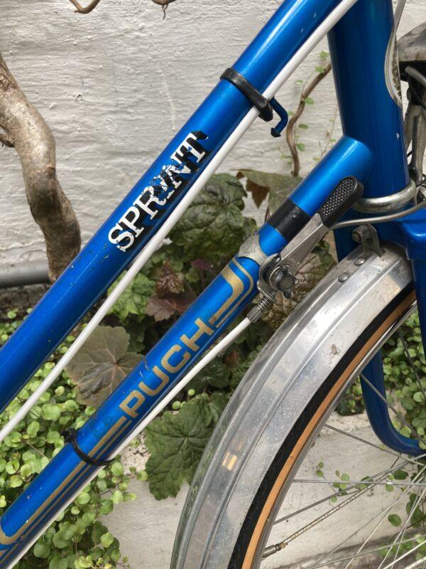 Vélo de ville Puch Sprint Vélo azuré Les Mains Dans Le Guidon