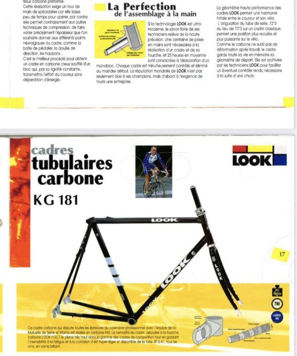Look KG 181 Team carbone Vélo occasion Les Mains Dans Le Guidon