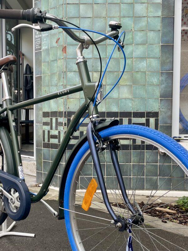 VILLE B’Twin Elops 520 taille XL/L Vélo azuré Les Mains Dans Le Guidon
