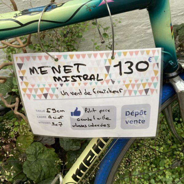 Menet Mistral Vélo en dépot-vente Les Mains Dans Le Guidon