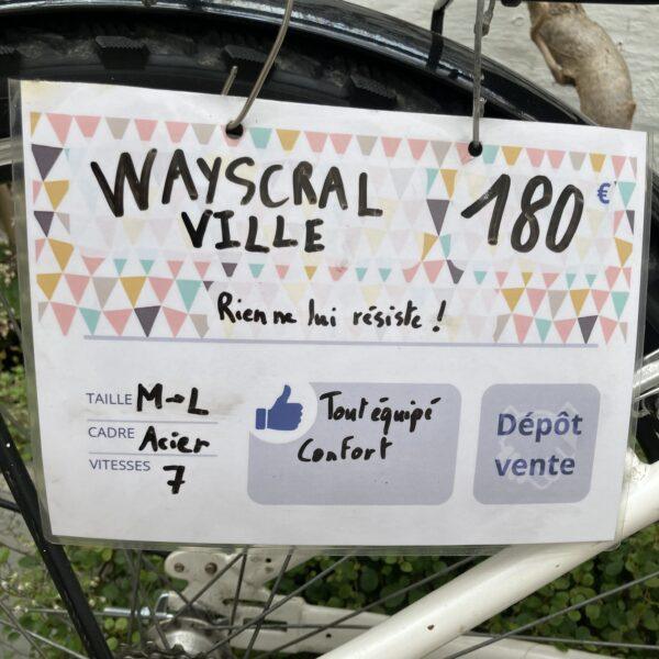 Wayscral Ville 7V Vélo occasion Les Mains Dans Le Guidon