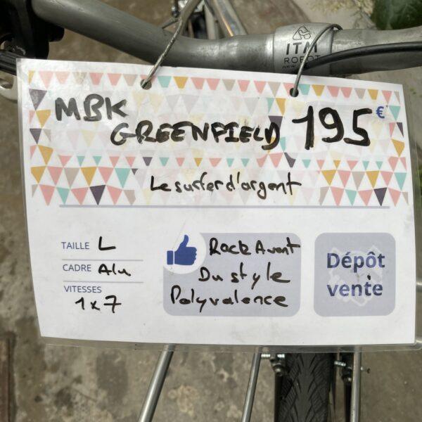 MBK Greenfield Ville/Trekking Vélo occasion Les Mains Dans Le Guidon