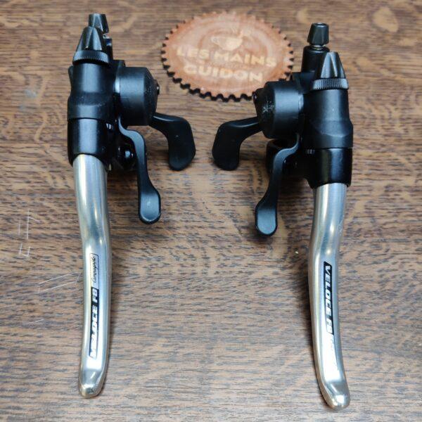 levier manette 2/3 x 10vitesses Campagnolo pour guidon plat – compatible transmission campagnolo course Levier de frein Les Mains Dans Le Guidon