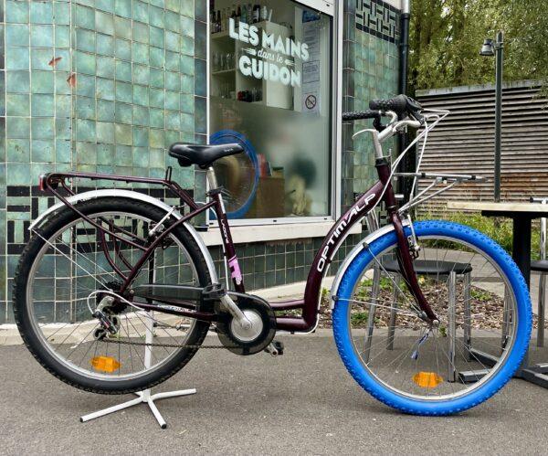 VILLE Optimalp taille M Vélo azuré Les Mains Dans Le Guidon