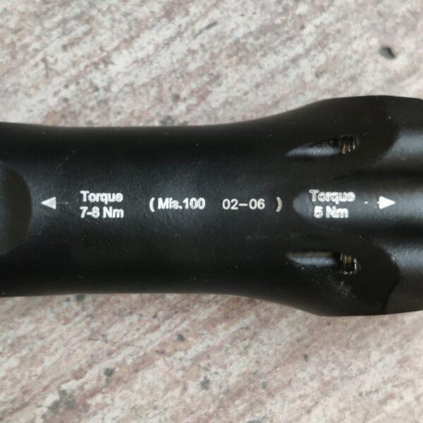 Potence ITM Vista 100mm alu/carbone Potence Les Mains Dans Le Guidon