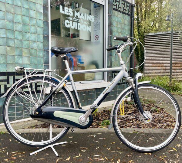 VILLE Gazelle Orange taille L Vélo en dépot-vente Les Mains Dans Le Guidon