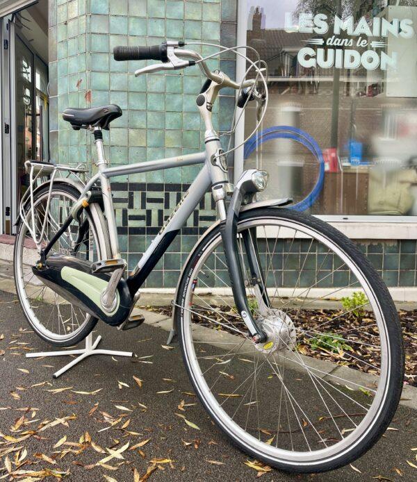 VILLE Gazelle Orange taille L Vélo en dépot-vente Les Mains Dans Le Guidon