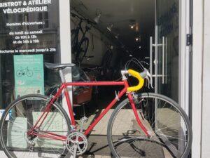 Vélo course rouge T51 Reynolds 531 / Shimano 600 Vélo en dépot-vente Les Mains Dans Le Guidon